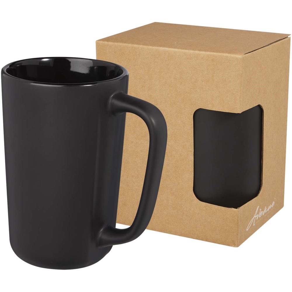 Perk 480 ml Keramiktasse - schwarz