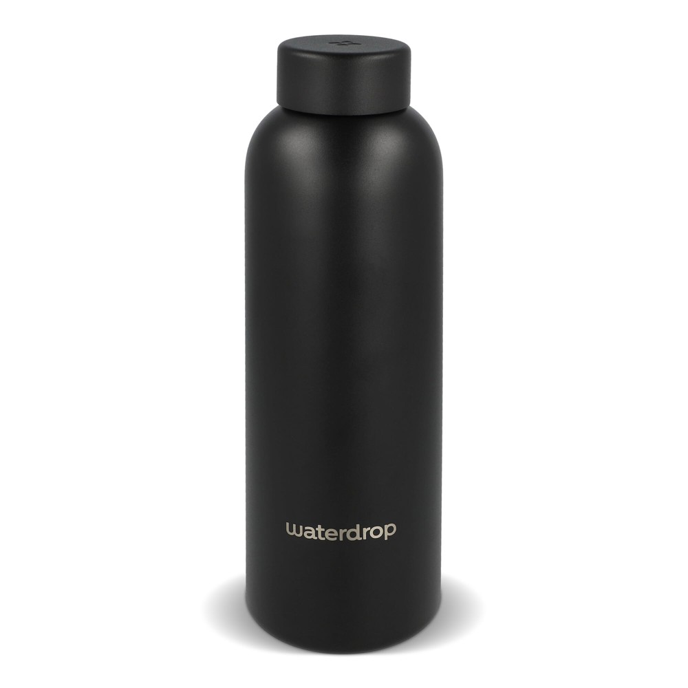 Waterdrop Edelstahlflasche mit Stahldeckel 600 ml