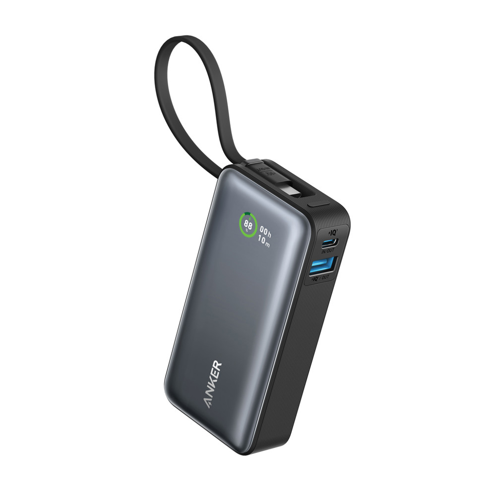 Anker Nano Powerbank 30W, mit integriertem USB-C-Kabel