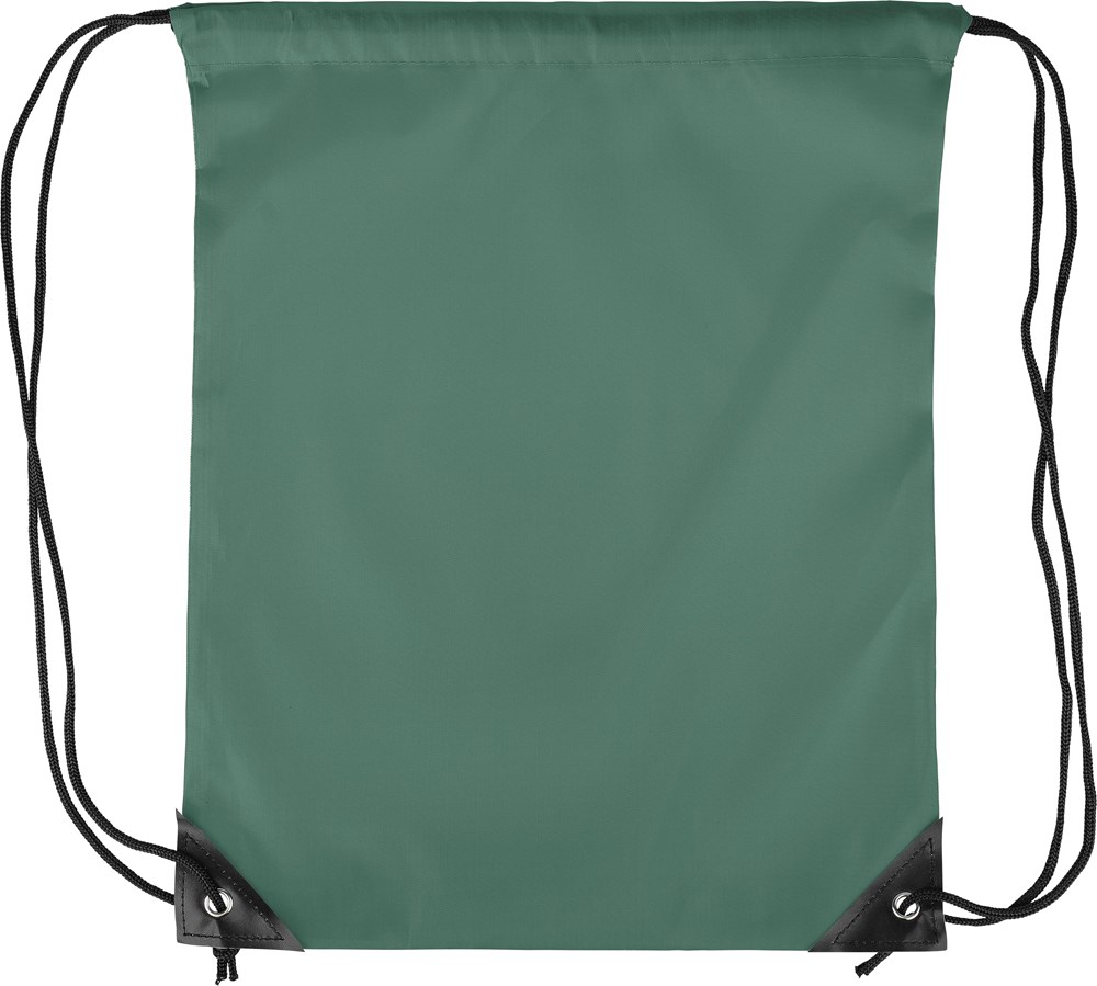 210D Polyester Kordelzug Rucksack Isolde - Grün