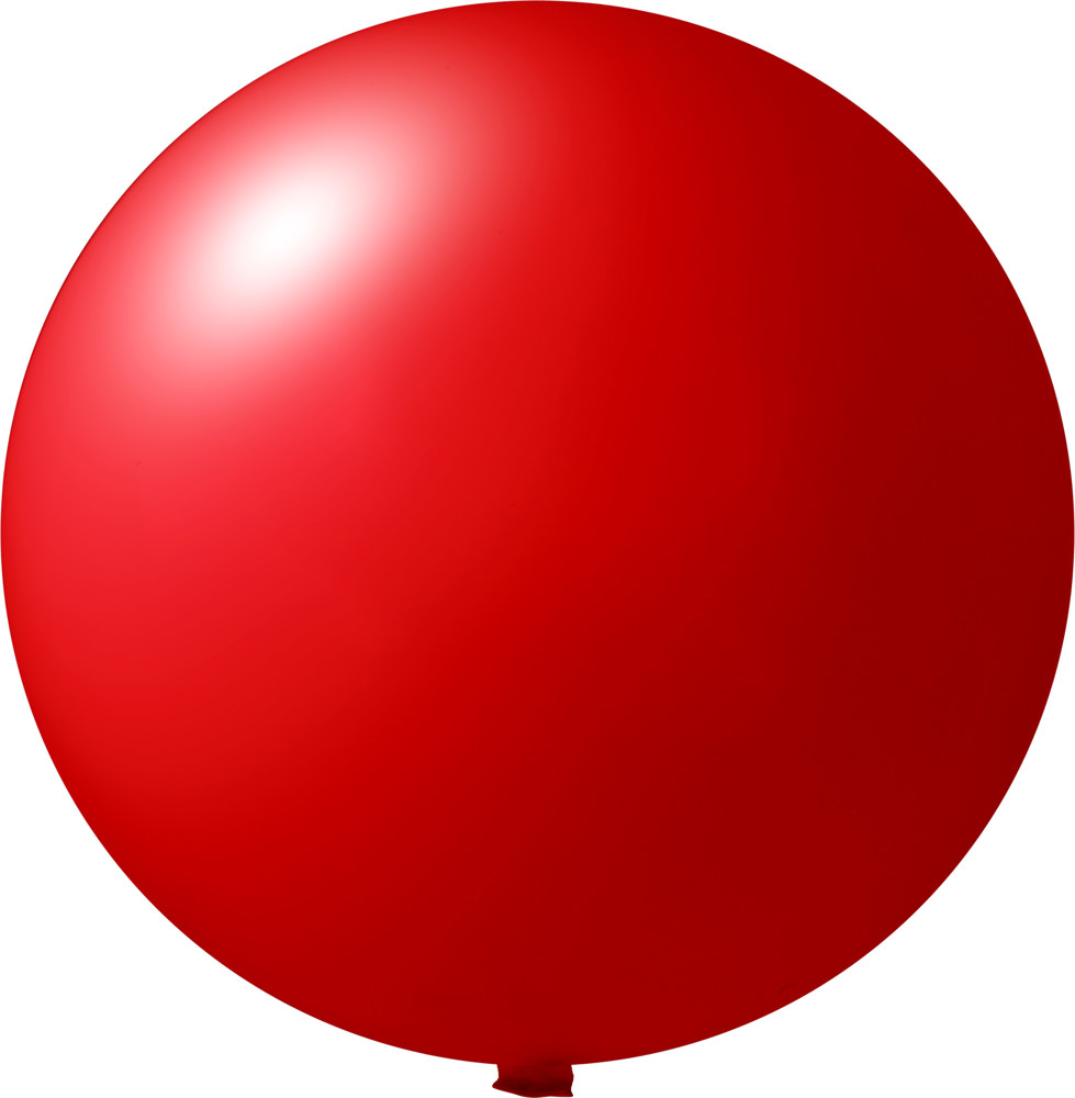 Riesenballons, unbedruckt – Ø 120 cm / Umfang 375 cm / 47 Inch, 4456 Donker blauw - 4430 Rot