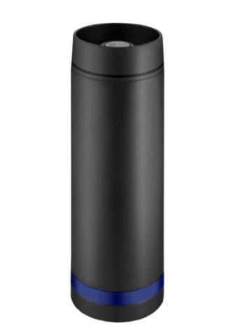 Metmaxx® Thermobecher "Crema360°" - Schwarz / Blau