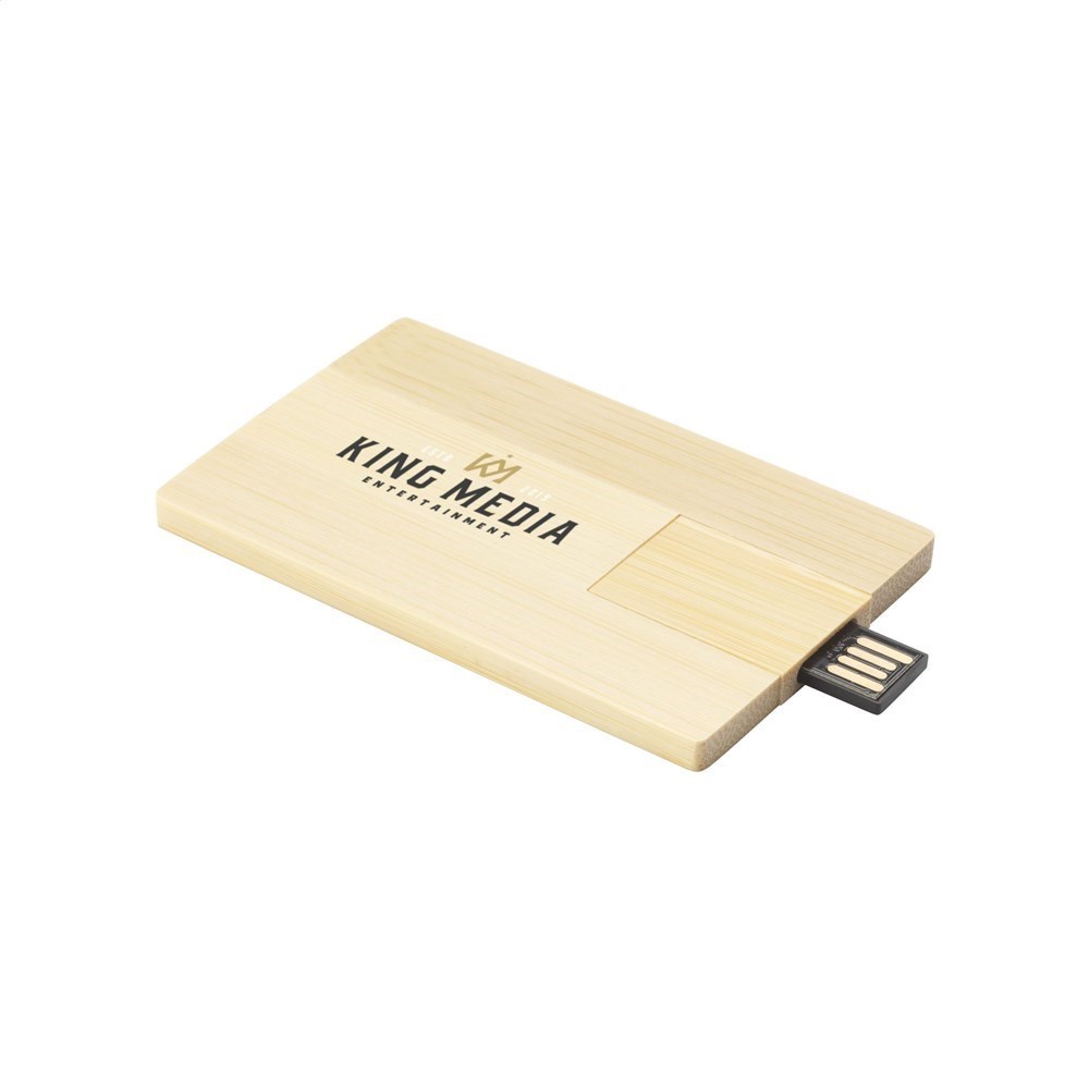 CreditCard USB Bamboo 16 GB