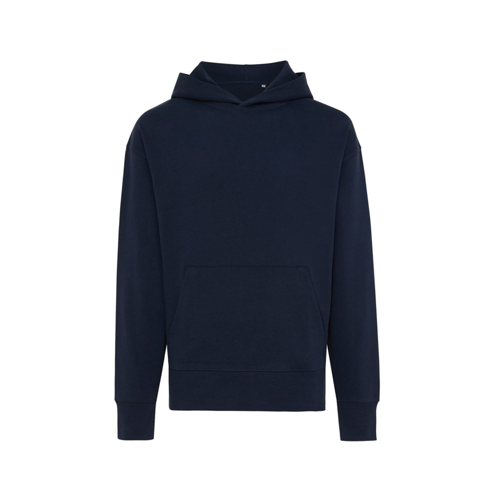 IQONIQ Yoho Relax-Hoodie aus recycelter Baumwolle - navy blau (± PMS 19-3923TCX)