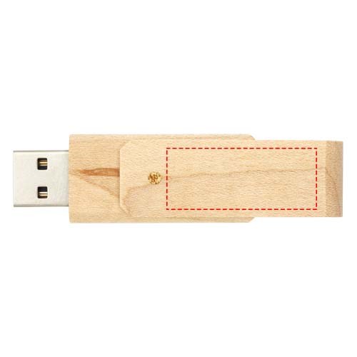 Rotate USB Stick aus Holz