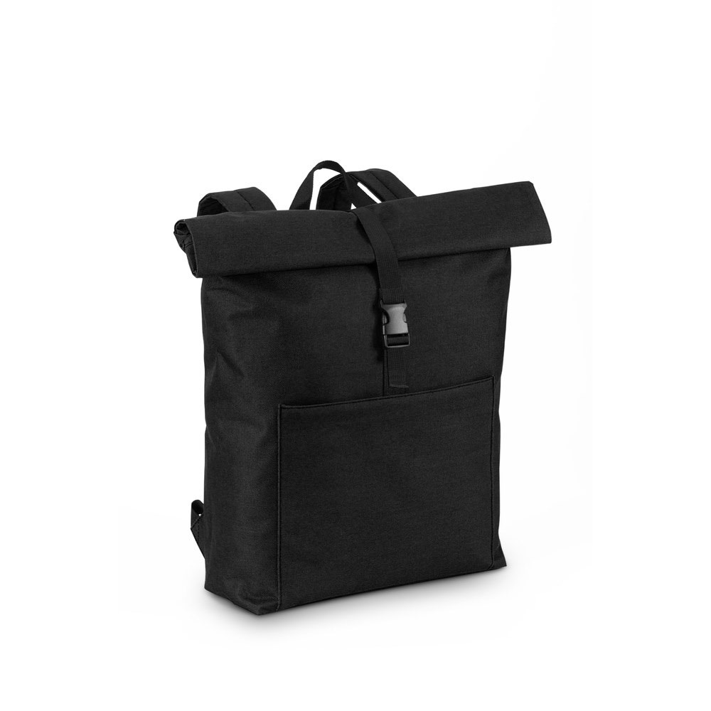 ATENAS. Laptop-Rucksack aus 600D mit 210D Innenfutter 17.3" - schwarz