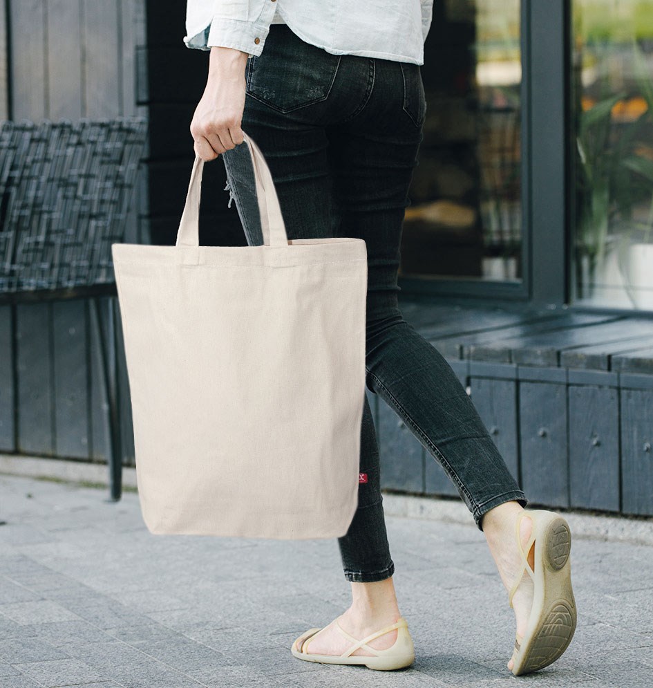 SYDNEY - Schwere Baumwolltasche mit kurzen Henkeln