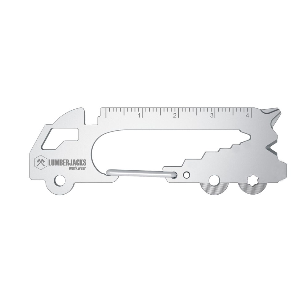 Geschenkartikel: ROMINOX® Key Tool Truck / LKW (22 Funktionen) im Motiv-Mäppchen Super Dad