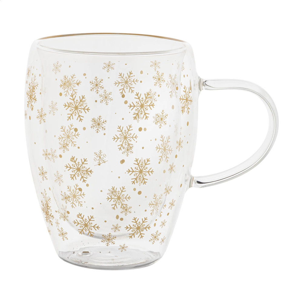Snostro - Weihnachts-Thermobecher aus Glas