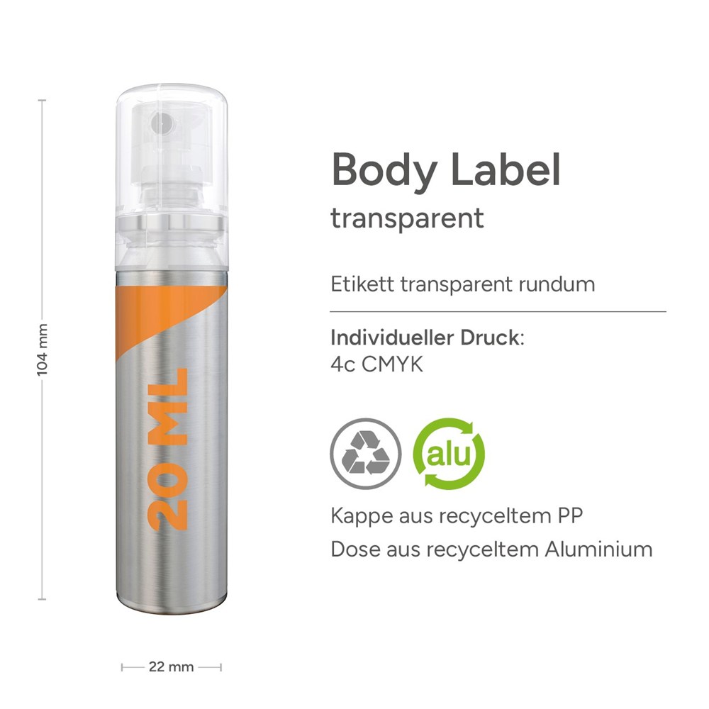 Anti-Juckreiz Spray, 20 ml, Body Label transparent