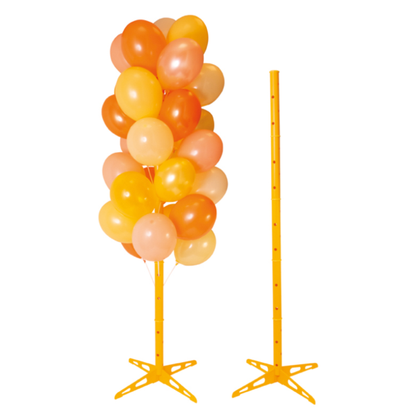 Ballonständer in verschiedenen Farben, Zwart - Gelb