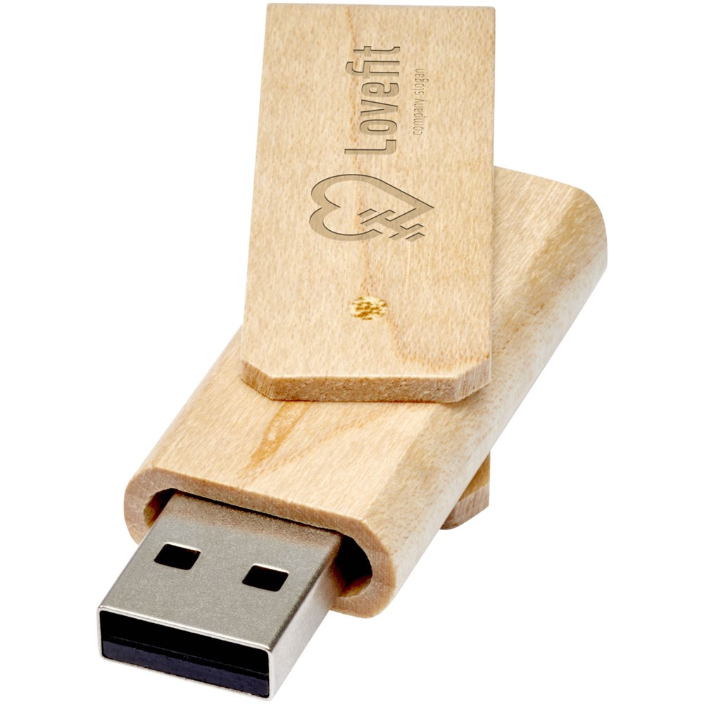 Rotate USB Stick aus Holz