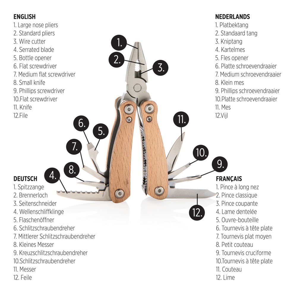 Holz Mini-Multitool