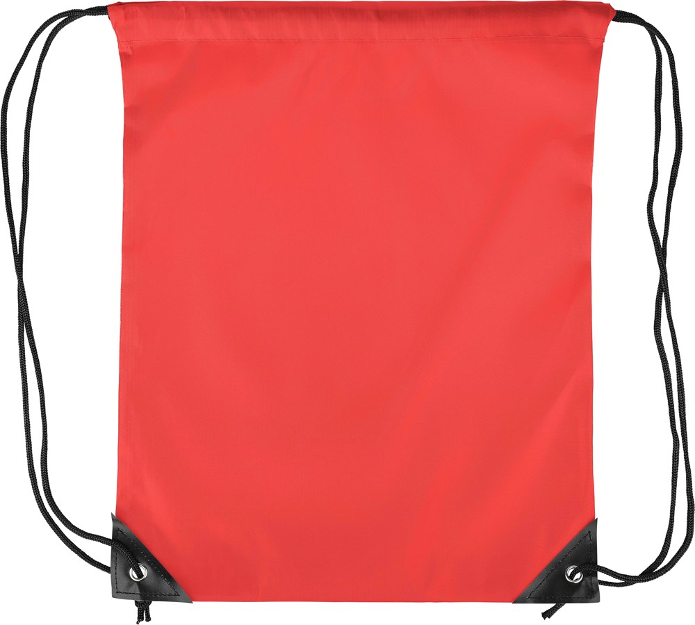 210D Polyester Kordelzug Rucksack Isolde - rot