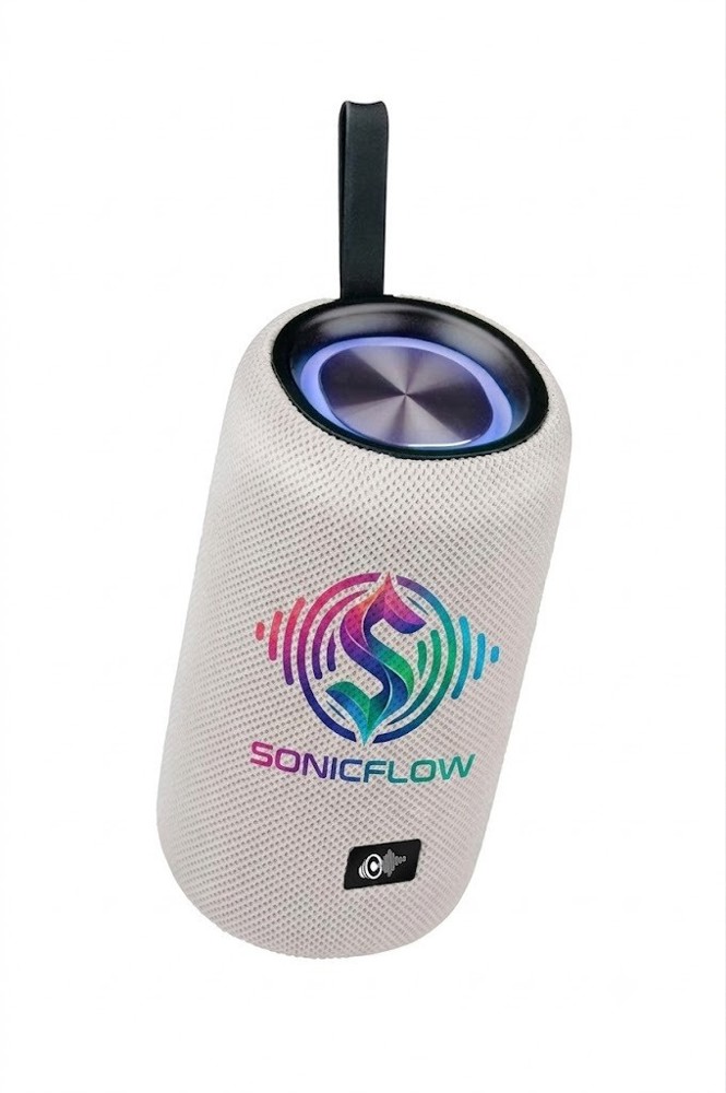 Bluetooth Speaker 16W with LED- Weiß