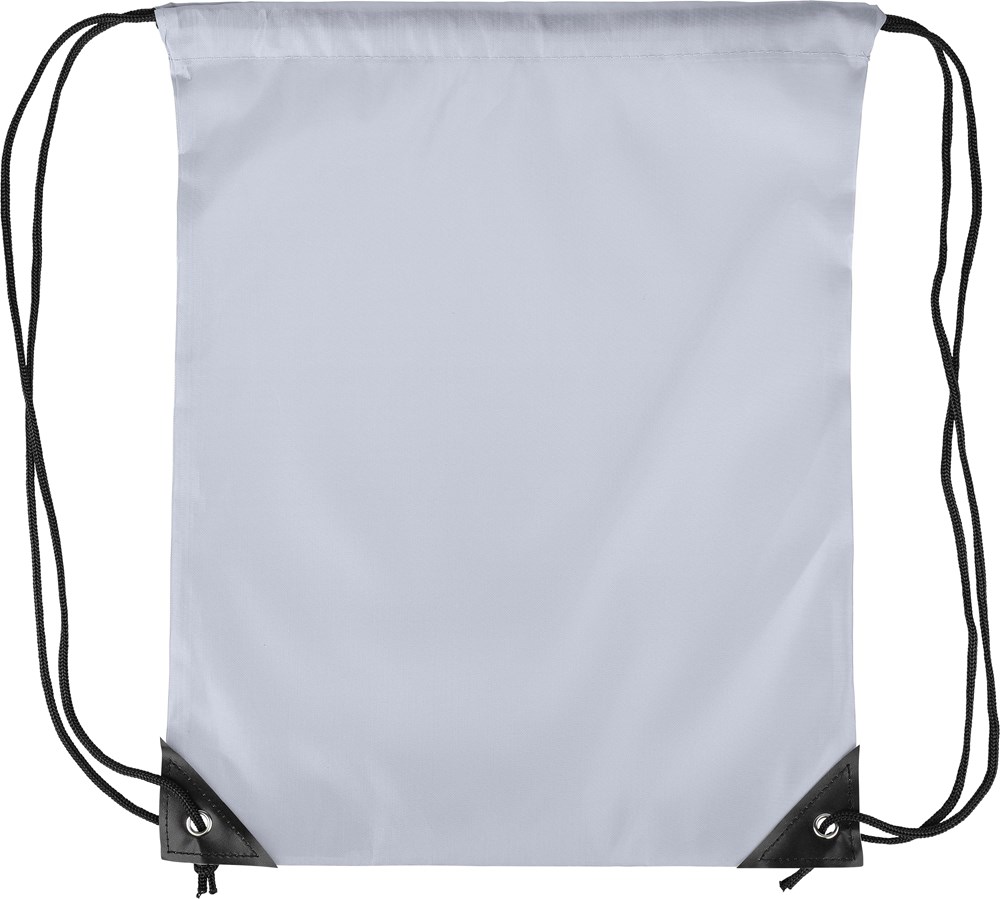 210D Polyester Kordelzug Rucksack Isolde - grau