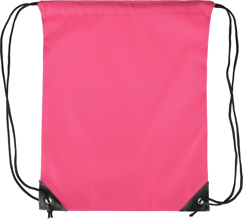 210D Polyester Kordelzug Rucksack Isolde - Rosa
