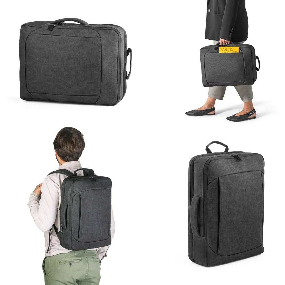 ALEXANDRIA. 2-in-1-Rucksack für 15.6"-Laptop aus 600D