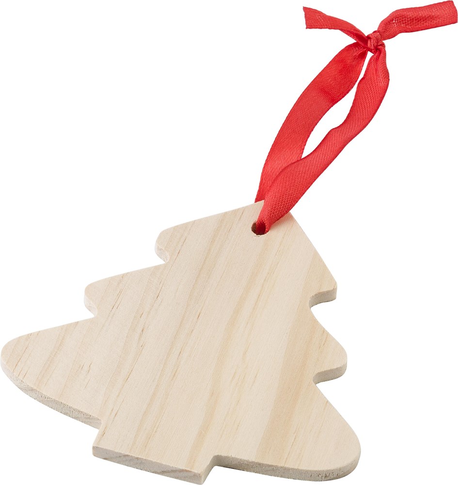 Weihnachtsbaumanhänger aus Holz Imani