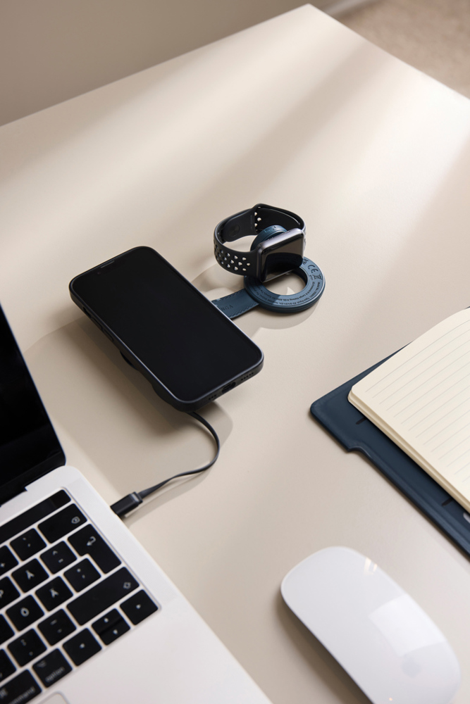 VINGA Baltimore 2-in-1 kabelloser 15W RCS Travel Charger