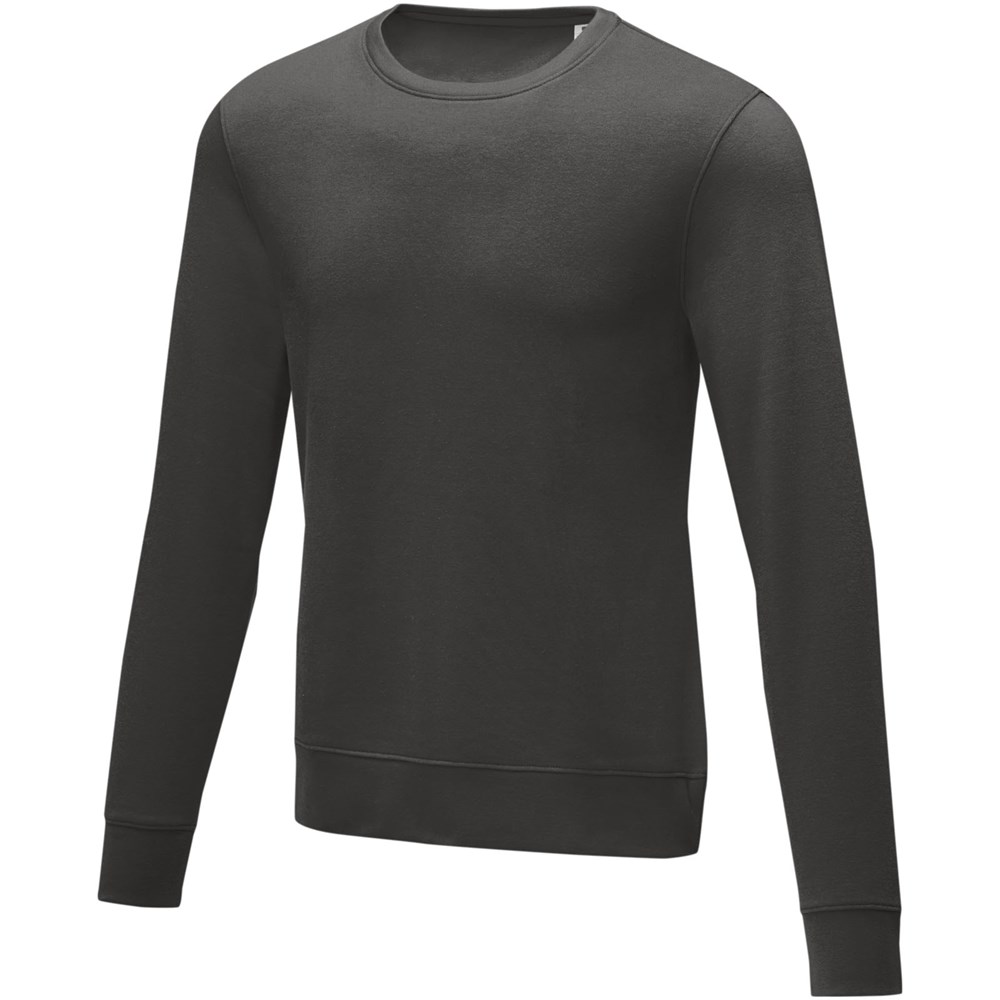 Zenon Herrenpullover mit Rundhalsausschnitt - storm grey
