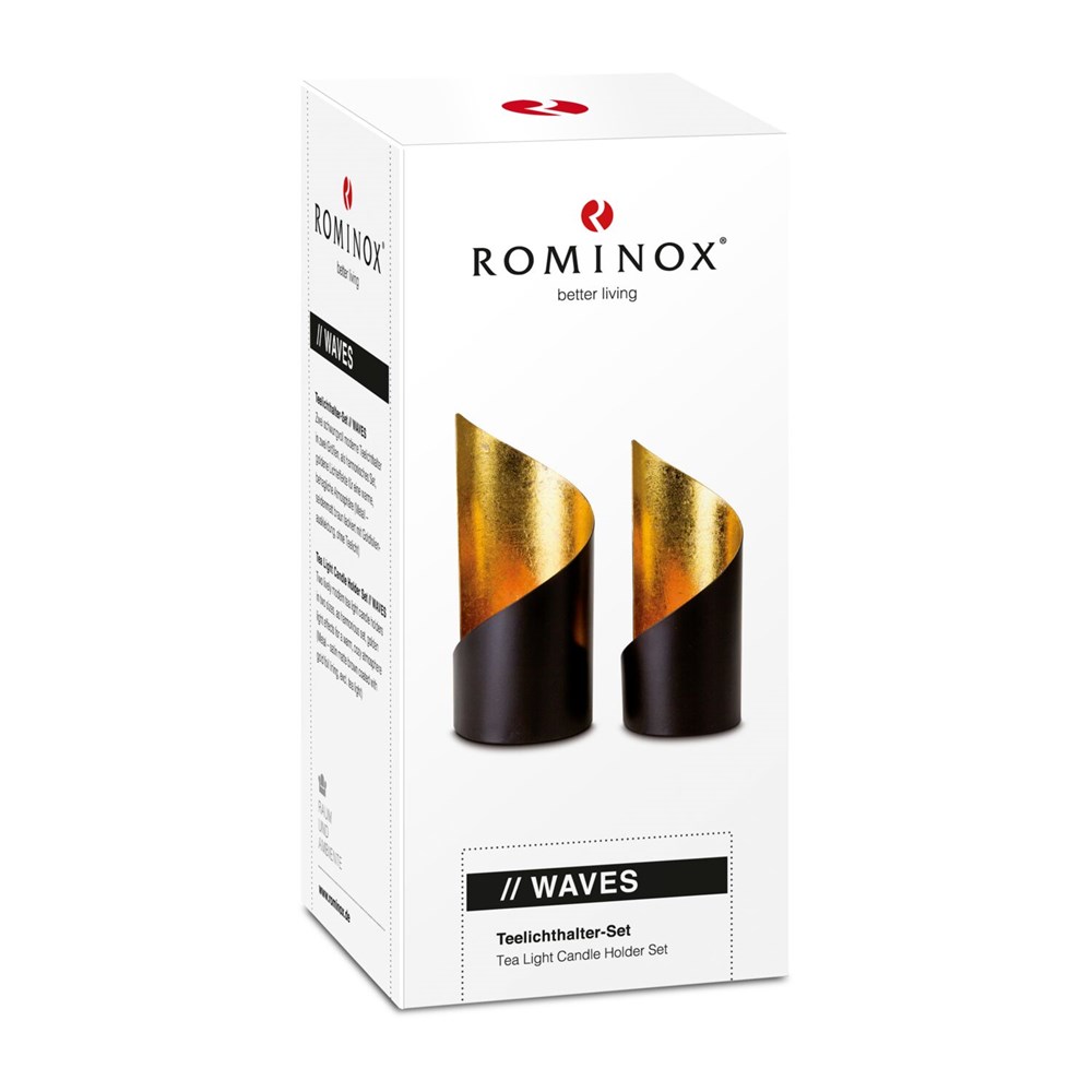 ROMINOX® Teelicht-Set // Waves