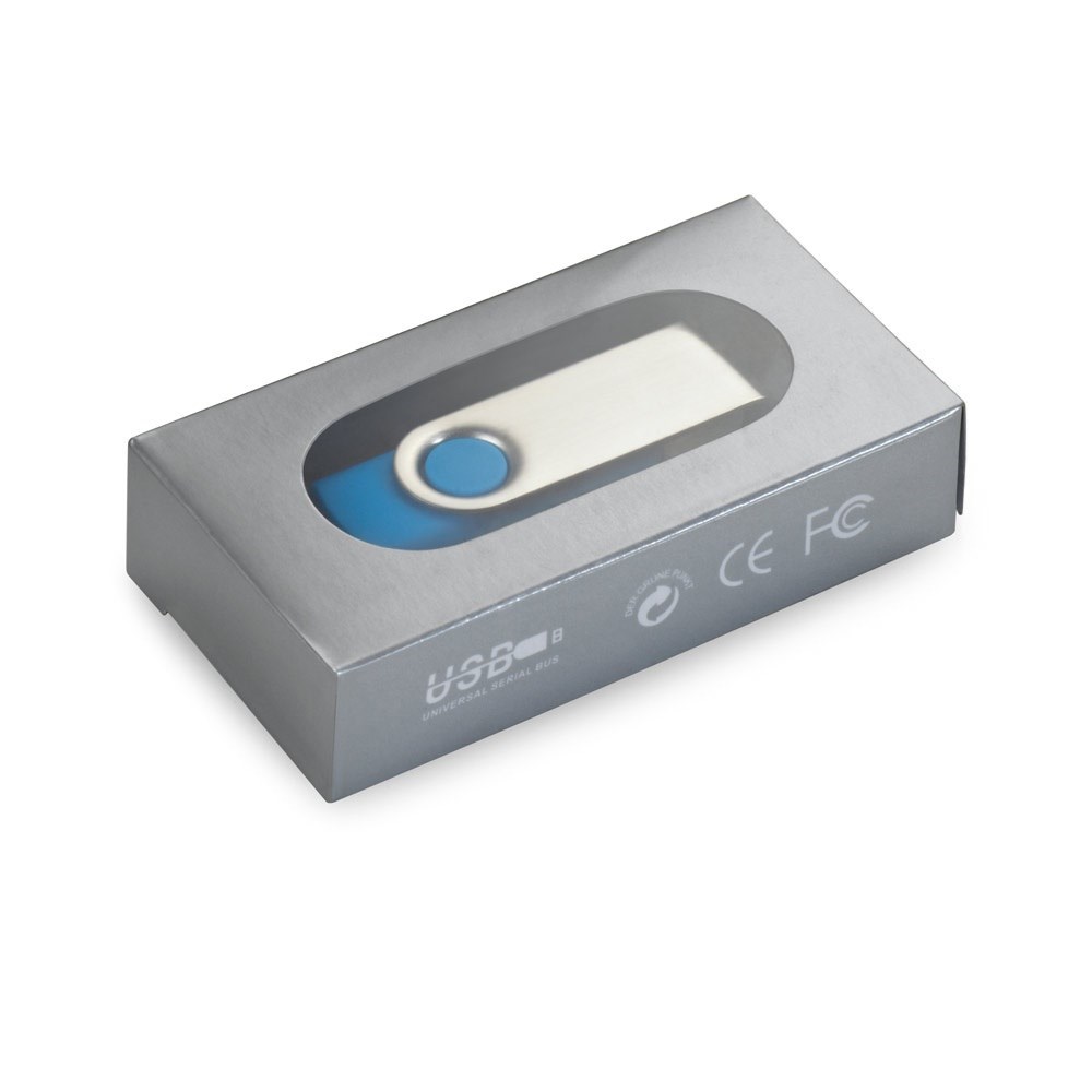 CLAUDIUS 4GB. USB-Stick 4 GB mit Metallclip