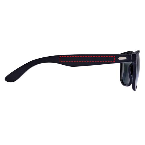 Arlo Bambus Sonnenbrille mit schwarzer Beschichtung