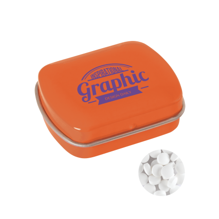 Kleine Blechdose mit extra strong Minties `Triangle`