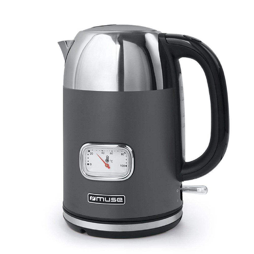 Muse Wasserkocher 1,7 Liter - dunkelgrau
