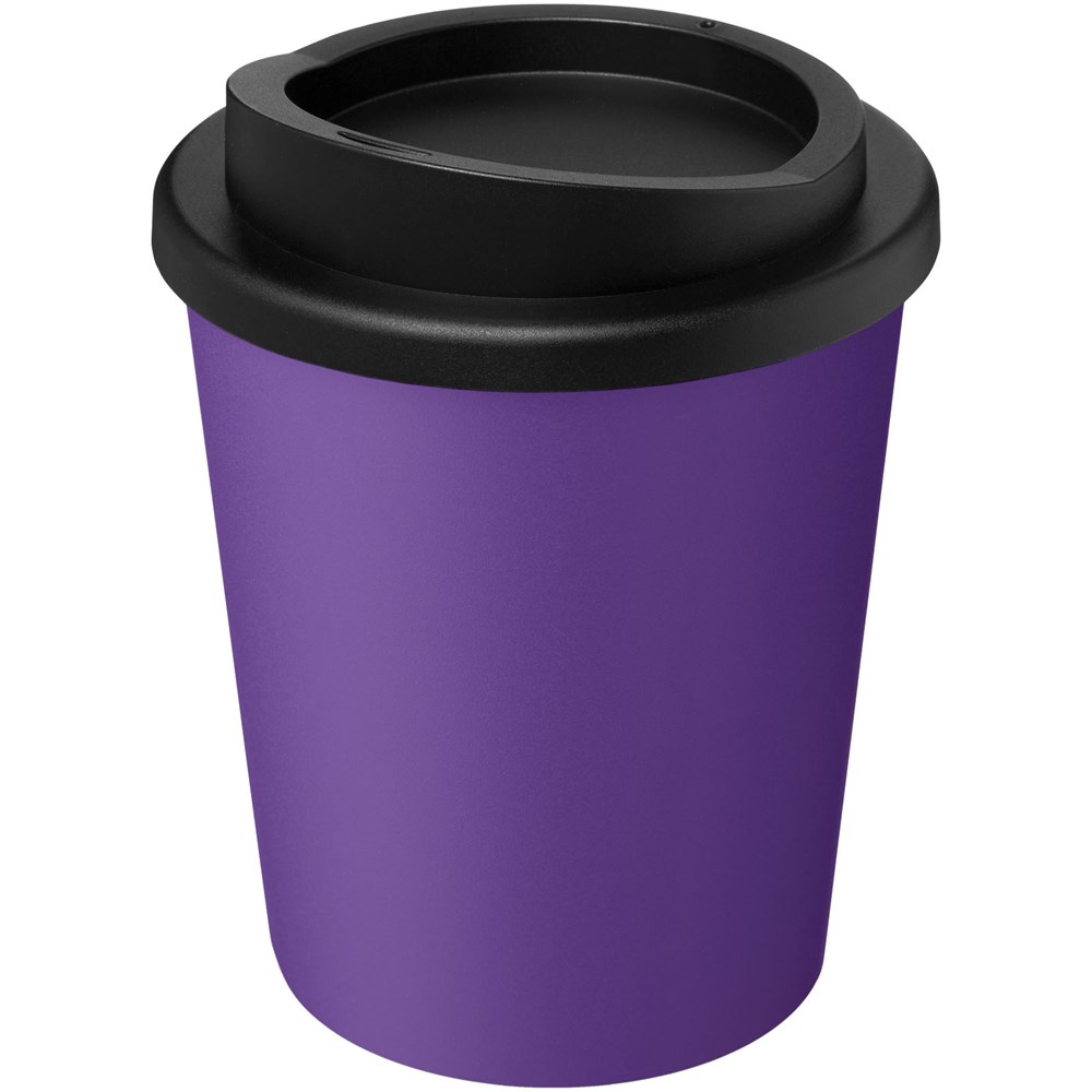 Americano® Espresso 250 ml recycelter Isolierbecher  - lila, schwarz