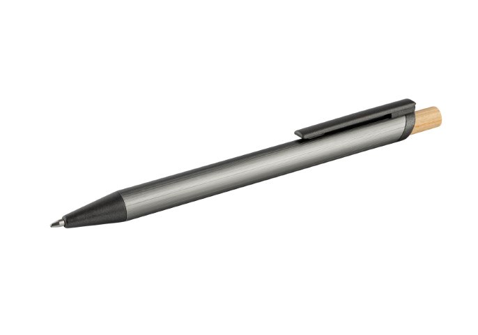 Metmaxx® Kugelschreiber "AluEcoLogo" - Titan