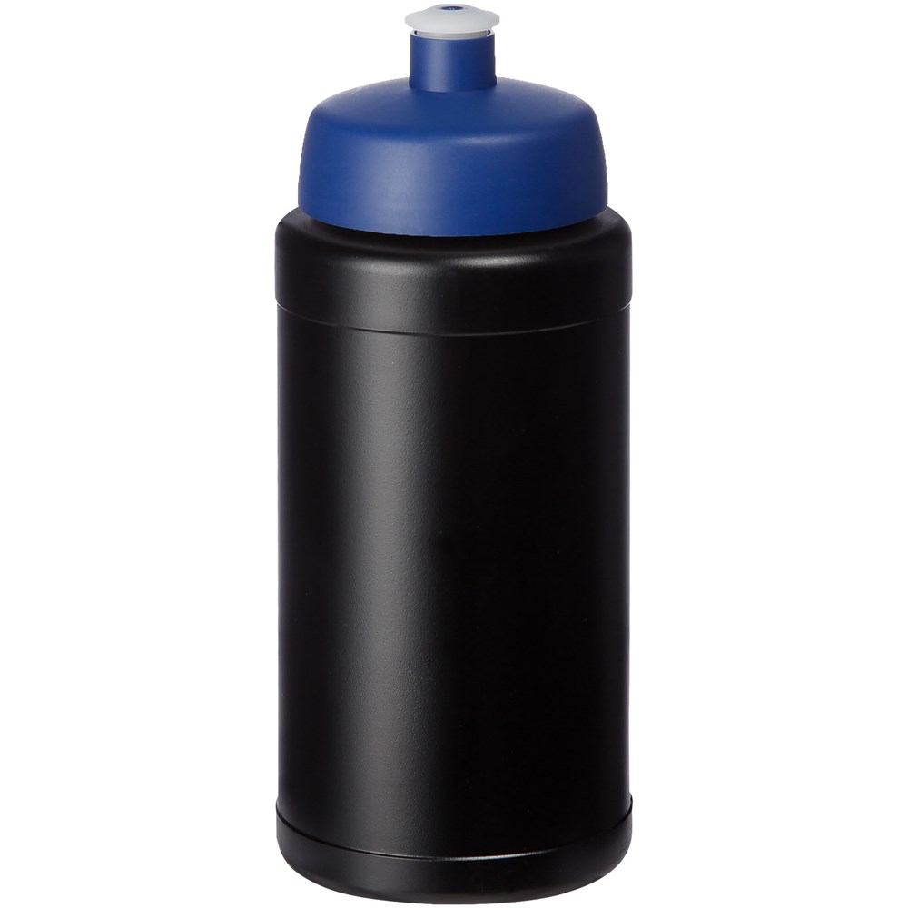 Baseline® Plus 500 ml Flasche mit Sportdeckel - schwarz, blau