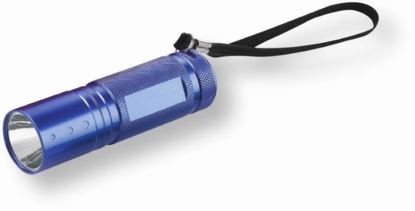 Metmaxx® LED MegaBeam "MetalBasicEVO" - blau