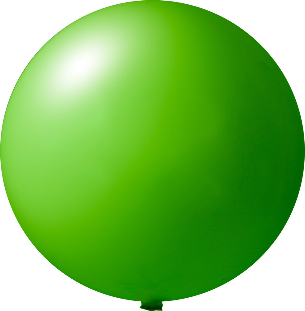 Riesenballons, unbedruckt – Ø 120 cm / Umfang 375 cm / 47 Inch, 4456 Donker blauw - 4461 Mittel grün