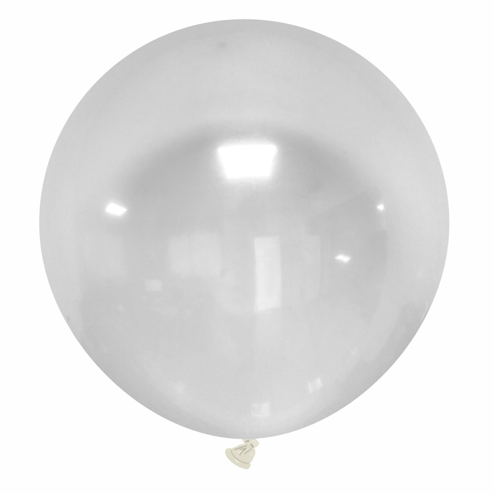 Bedruckte Riesenballons – Ø 80 cm / Umfang 250 cm / 32 Inch, Midden groen (07), 250 cm Ø 80 cm / 32 inch, 1 drukzijde - Transparent (38)