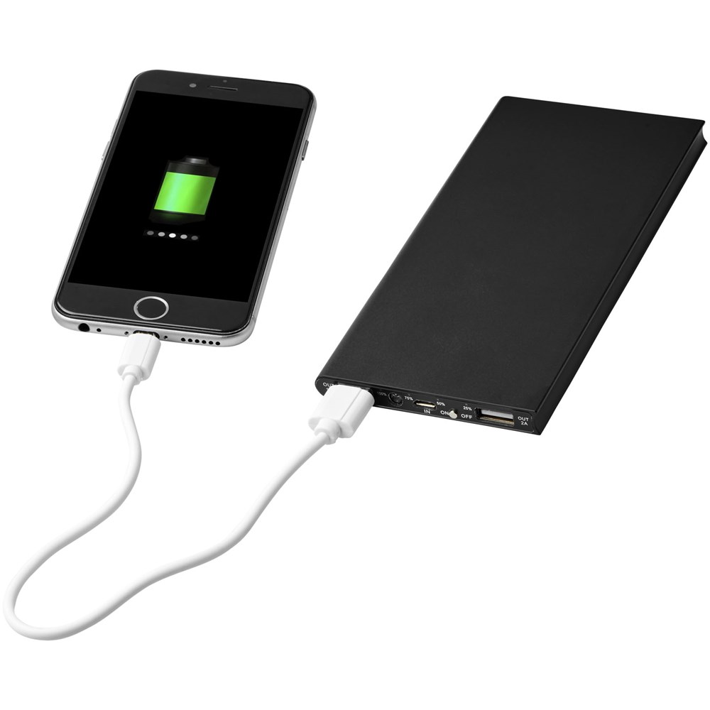 Plate 8000 mAh Aluminium-Powerbank