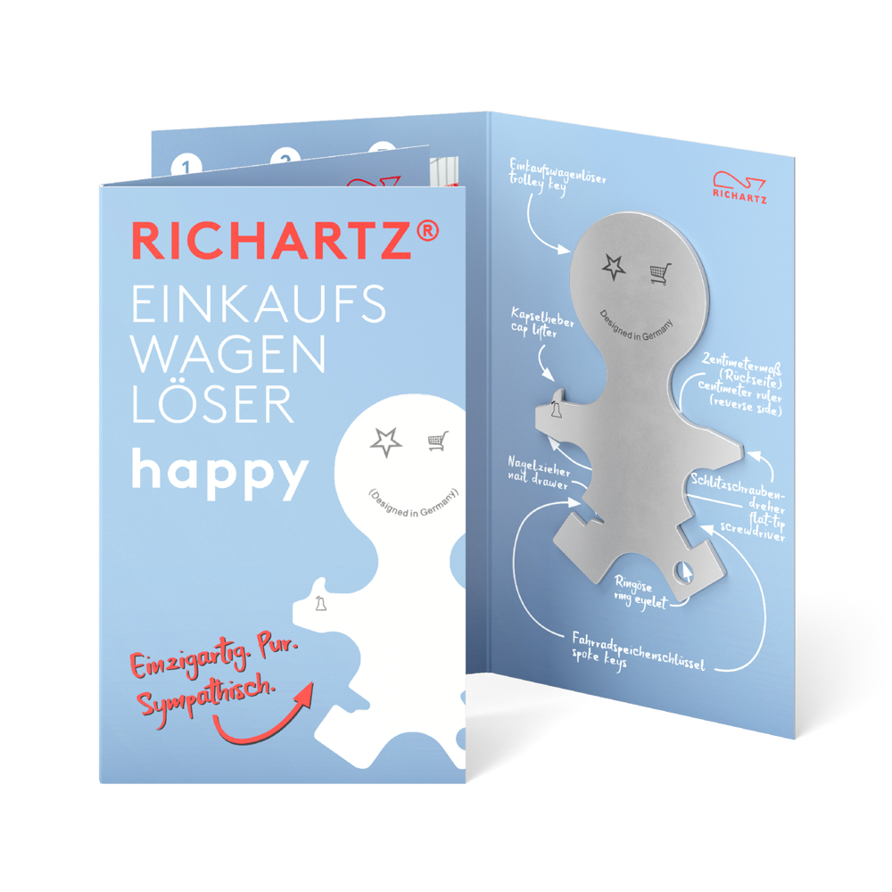 RICHARTZ® EINKAUFSWAGENLÖSER happy