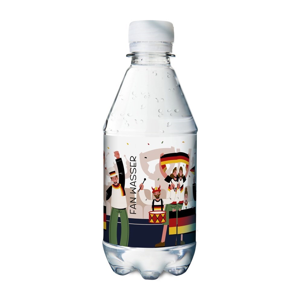 330 ml PromoWater - Mineralwasser, still, Hergestellt in Deutschland - Eco Papier-Etikett