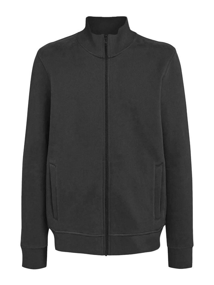 BS Harlem Pullover mit durchgehendem Reißverschluss, 280 gr/m² - Dunkelgrau (PMS 7540C)