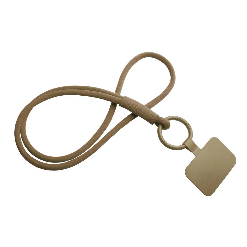 Tubyard Lanyard mit Telefonhalterung und elastischem Band - bronze